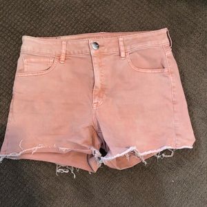American Eagle pink shorts